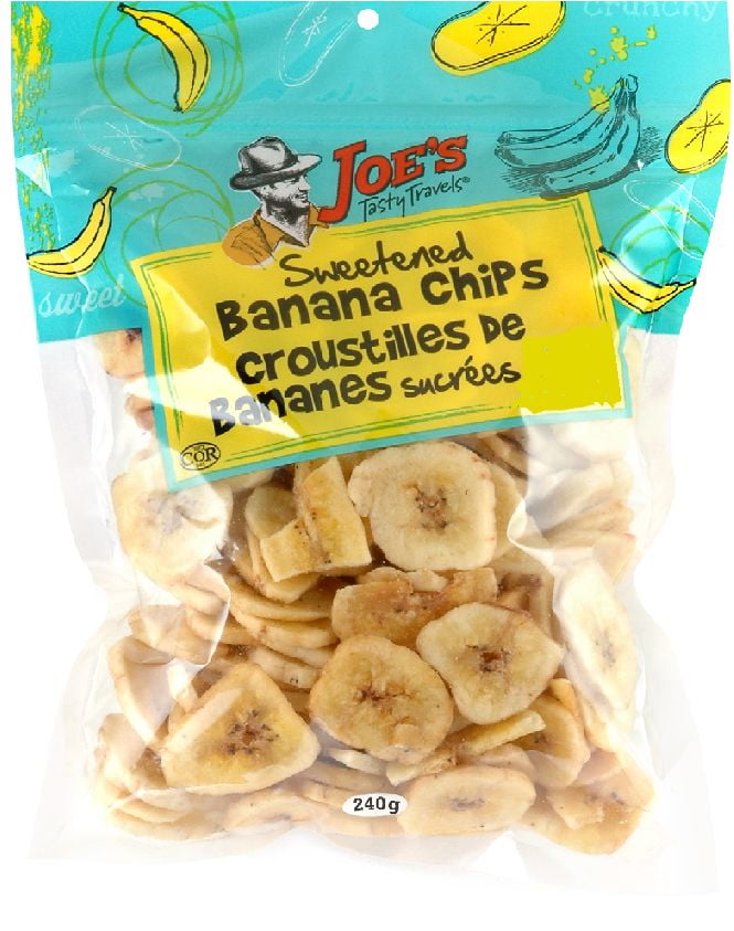 Joe's Tasty Travels Sweetened Banana Chips Walmart Canada
